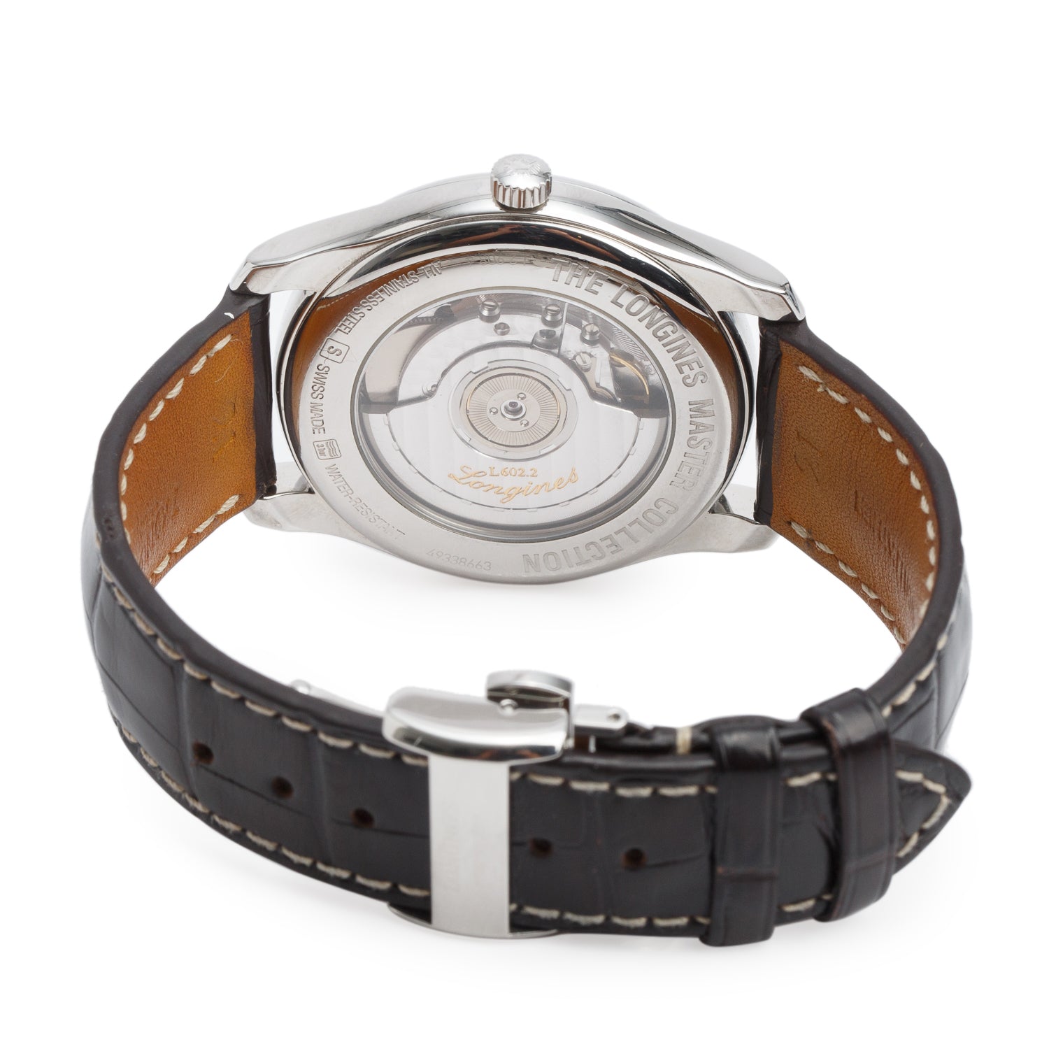Longines Stainless Steel Master Collection 40 MM Automatic Watch Silver Dial