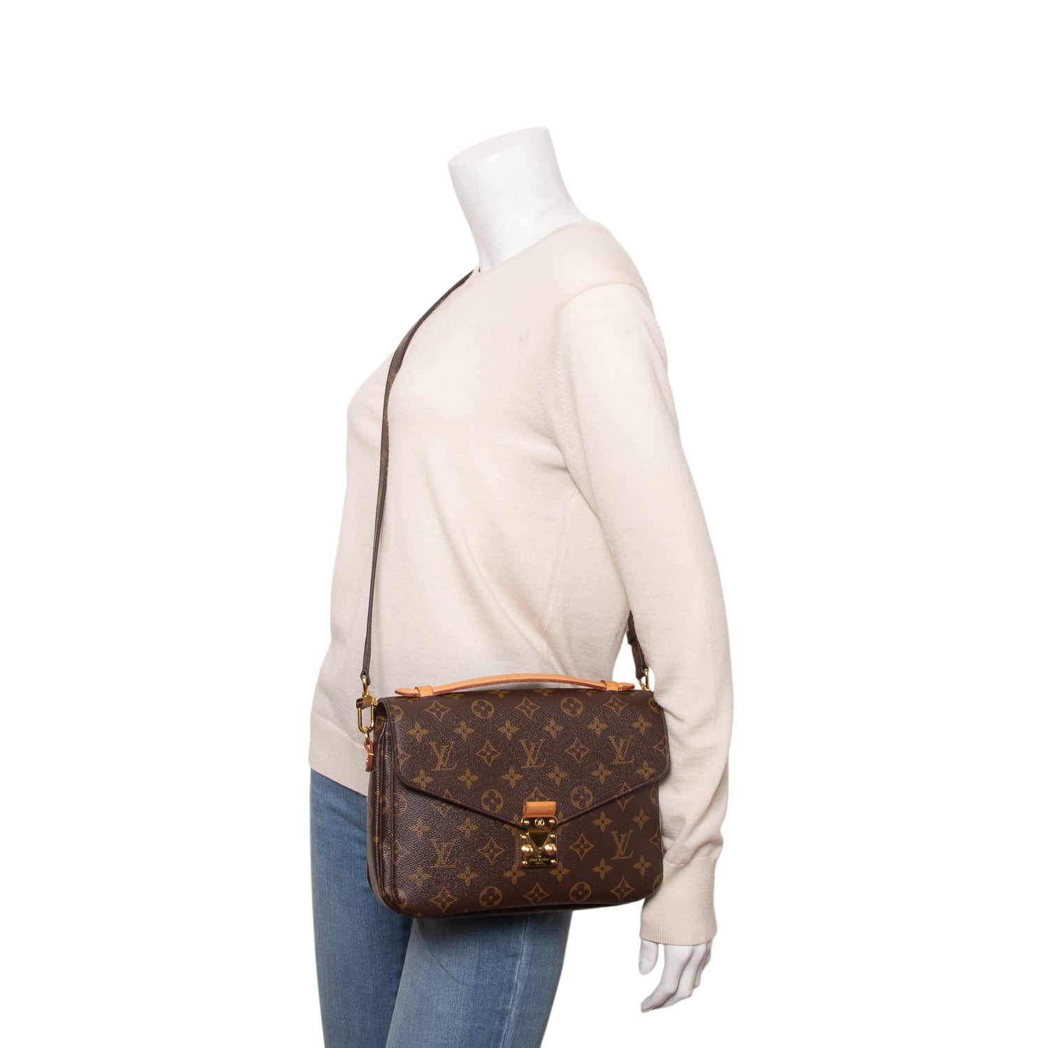 Louis Vuitton Monogram Pochette Metis w/ Box & Strap