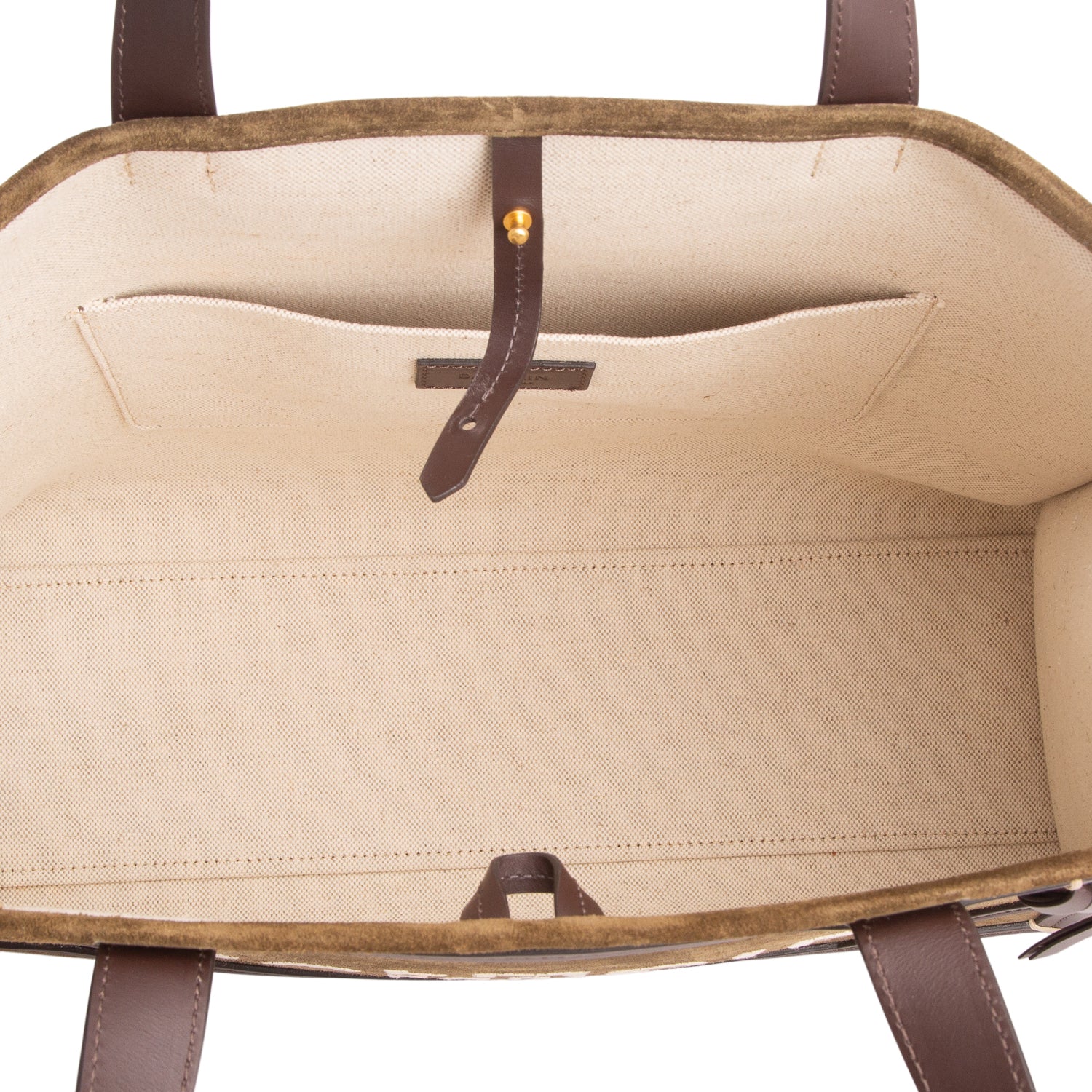 Balmain Green Suede B-Army 42 Tote w/ Pouch