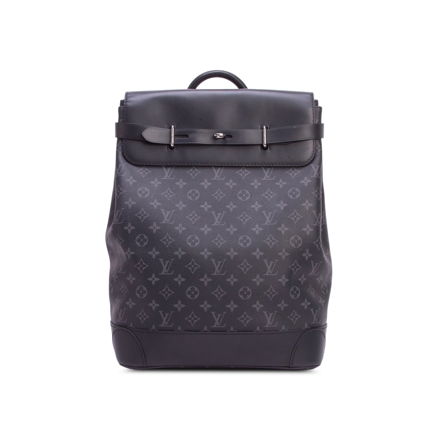 Louis Vuitton Black Monogram Eclipse Steamer Backpack