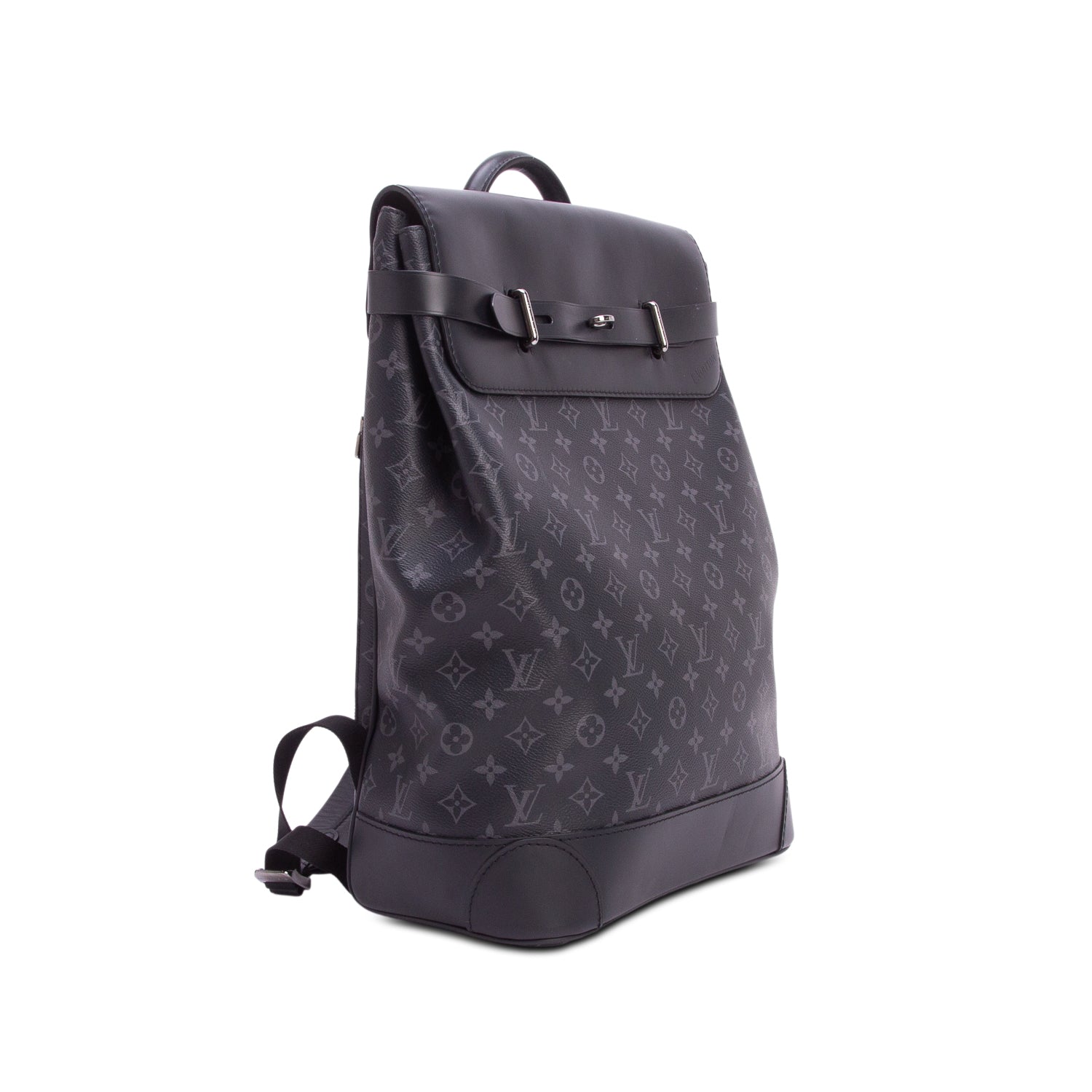Louis Vuitton Black Monogram Eclipse Steamer Backpack