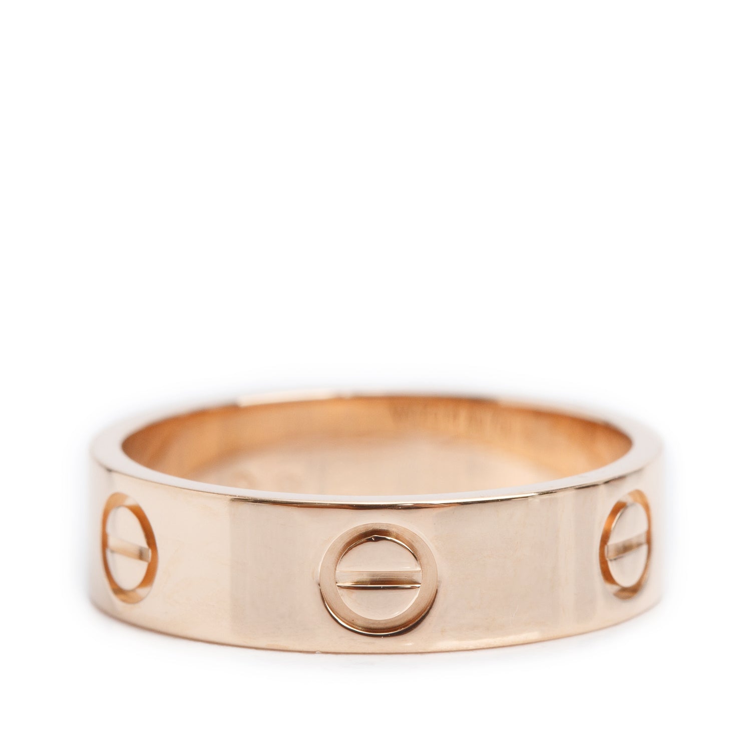 Cartier 2024 18k Rose Gold 5.5 MM Love Ring, Classic Model, Size 56 8 w/ Box & Certificate