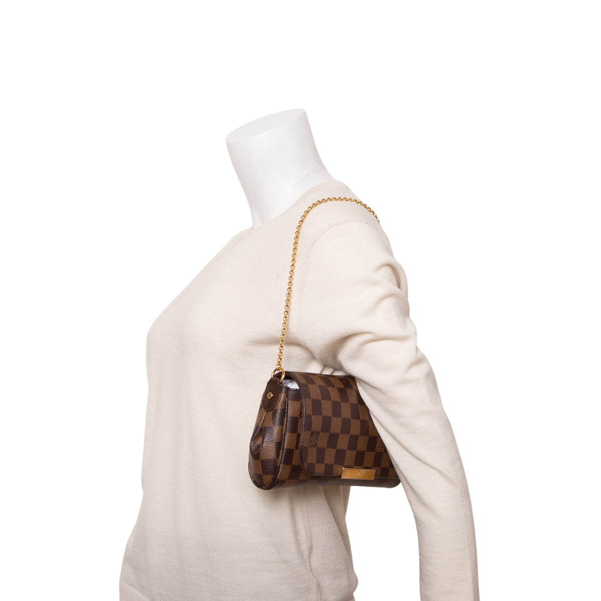 Louis Vuitton Damier Ebene Favorite PM w/ Strap