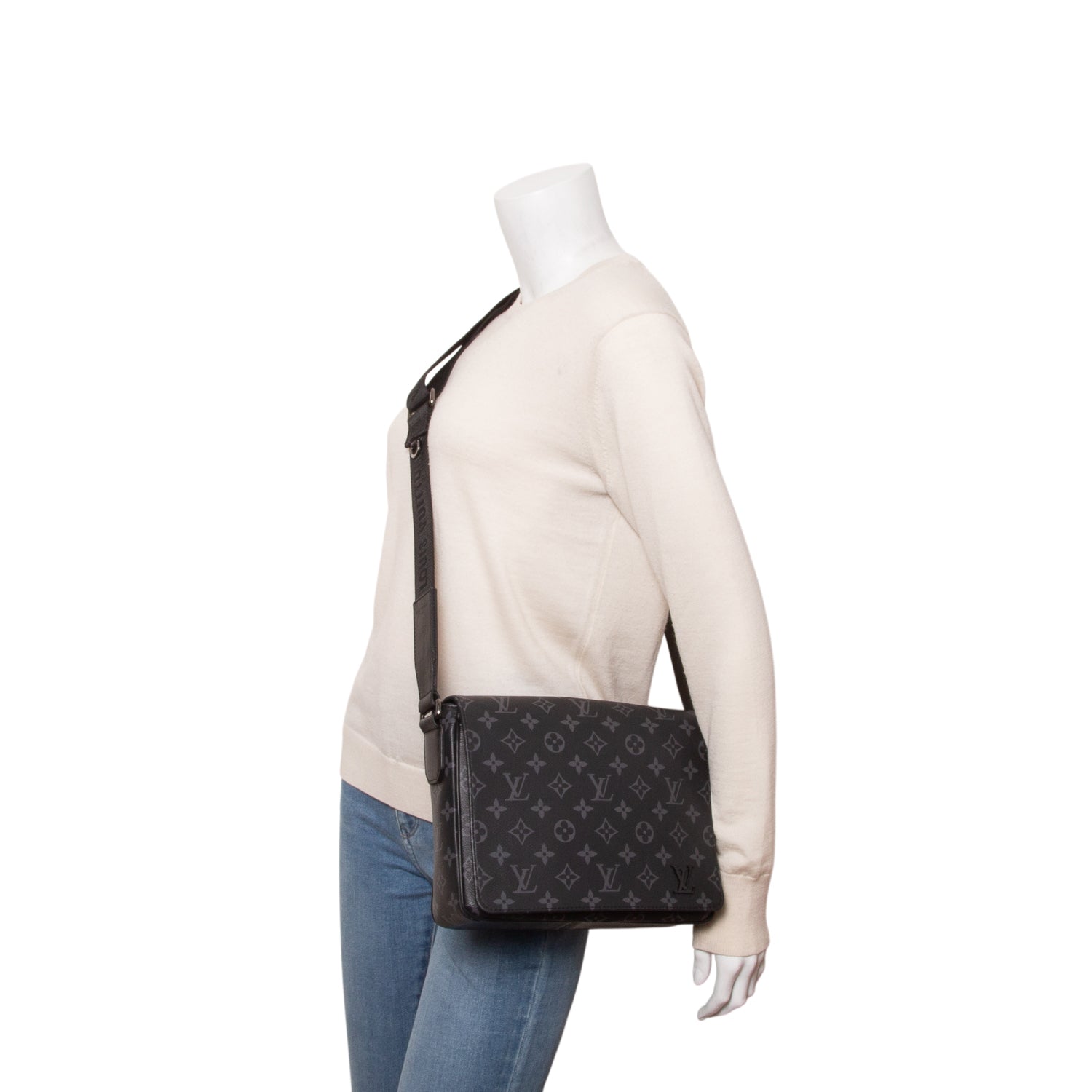 Louis Vuitton Monogram Eclipse District PM Bag