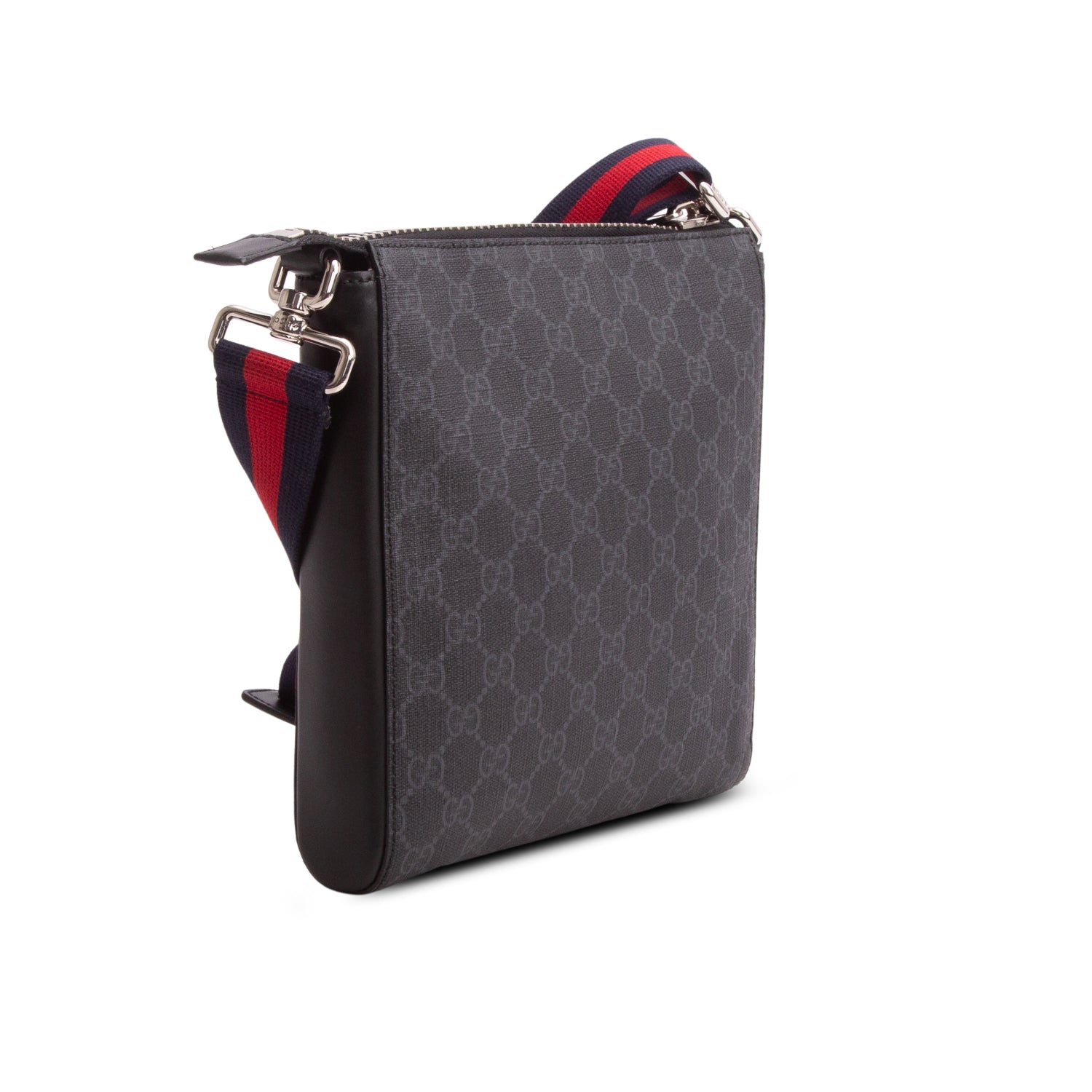 Gucci Black GG Supreme Small Messenger Bag