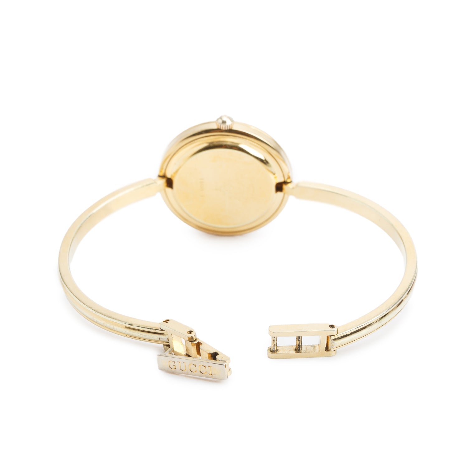 Gucci Gold Plated Stainless Steel 1100 Series 26 MM Watch Gold Dial