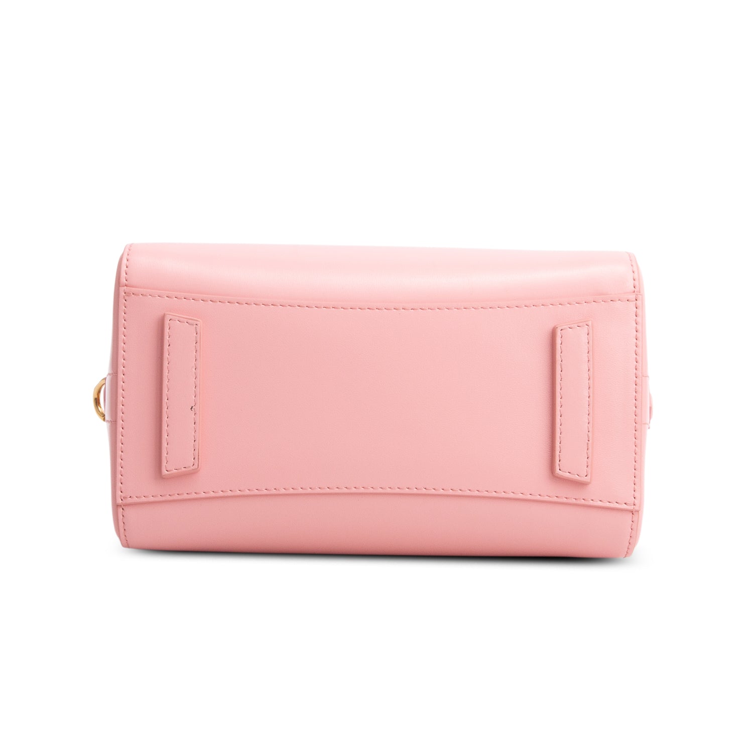 Givenchy 2025 Pink Shiny Lord Calfskin Leather Mini Antigona Bag w/ Strap