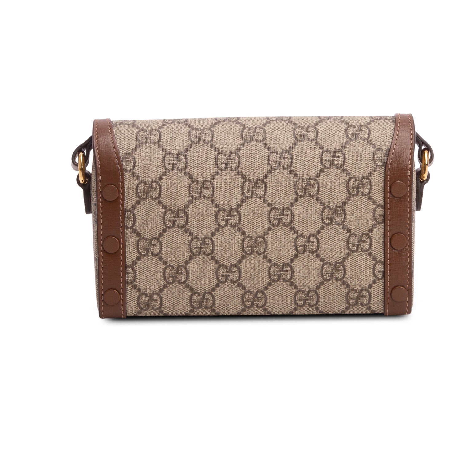 Gucci GG Supreme Monogram Mini Horsebit 1955 Shoulder Bag w/ Box
