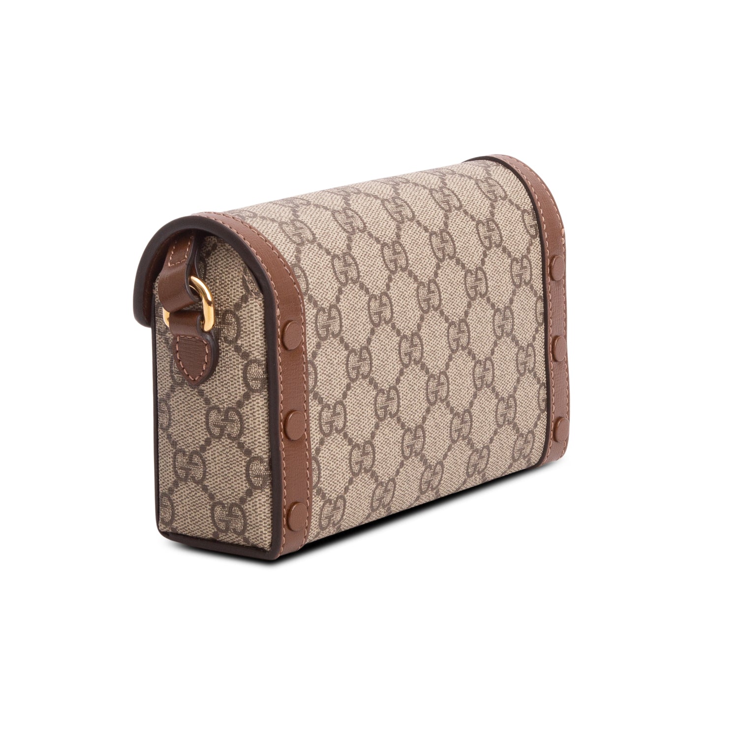 Gucci GG Supreme Monogram Mini Horsebit 1955 Shoulder Bag w/ Box