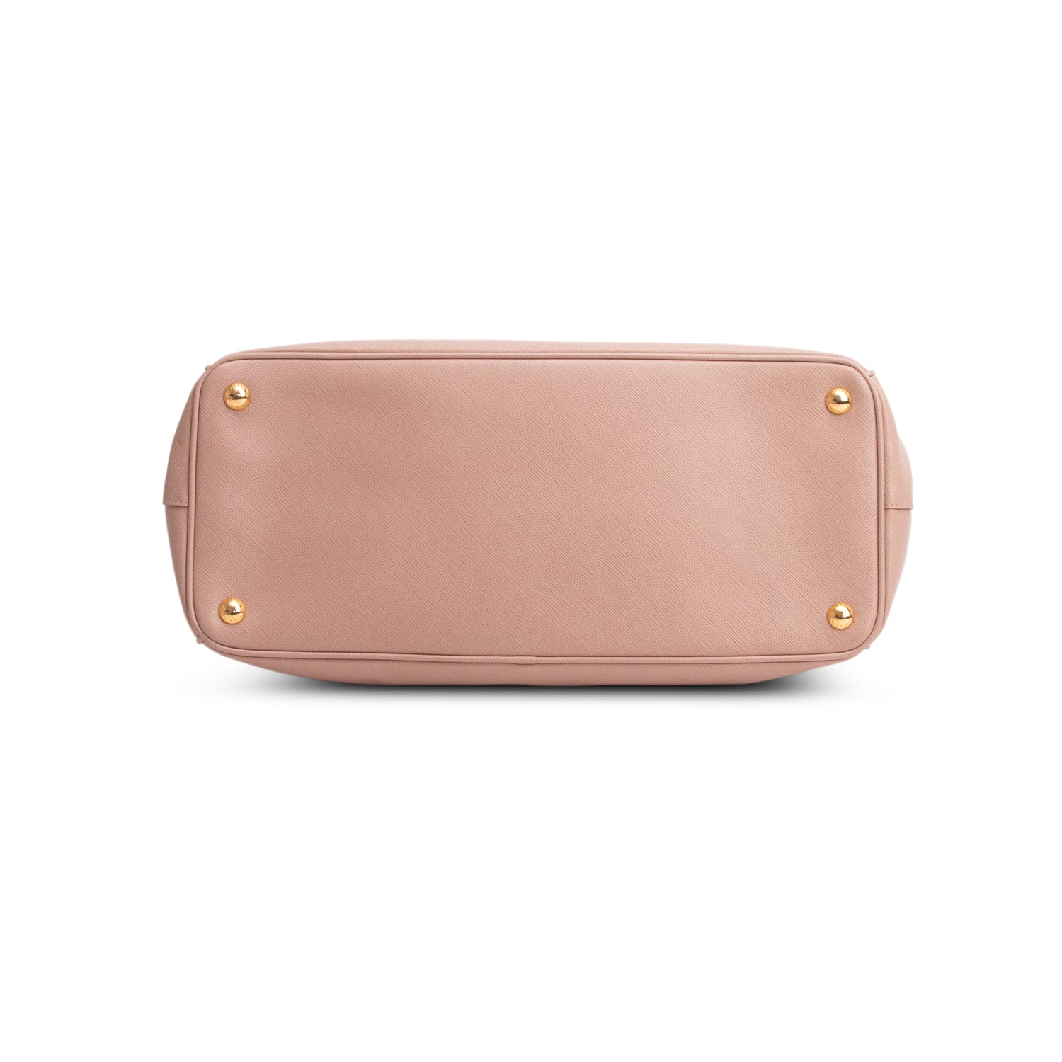 Prada Pink Saffiano Lux Large Double Zip Galleria Tote