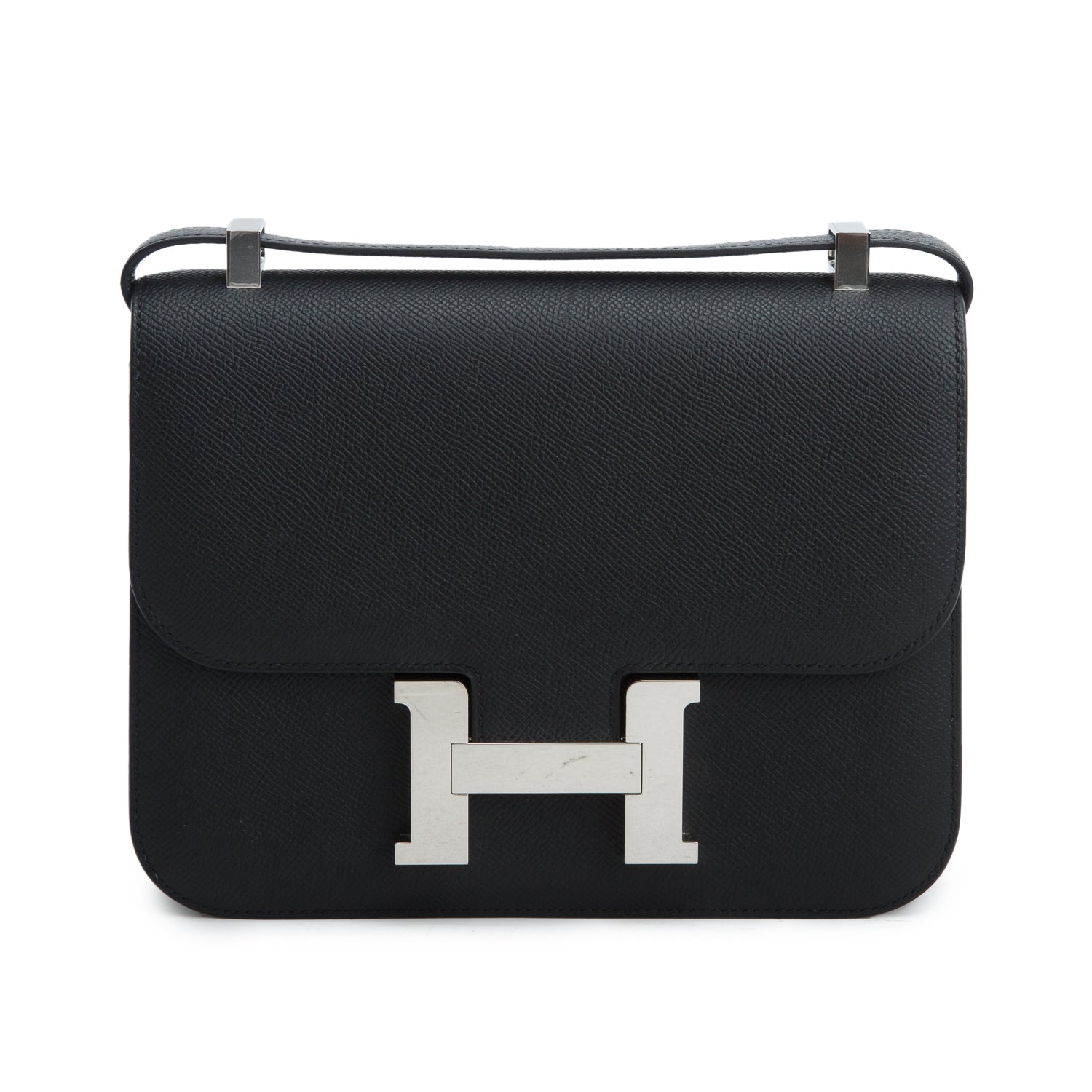 Hermes 2025 Noir Epsom Leather Constance 24