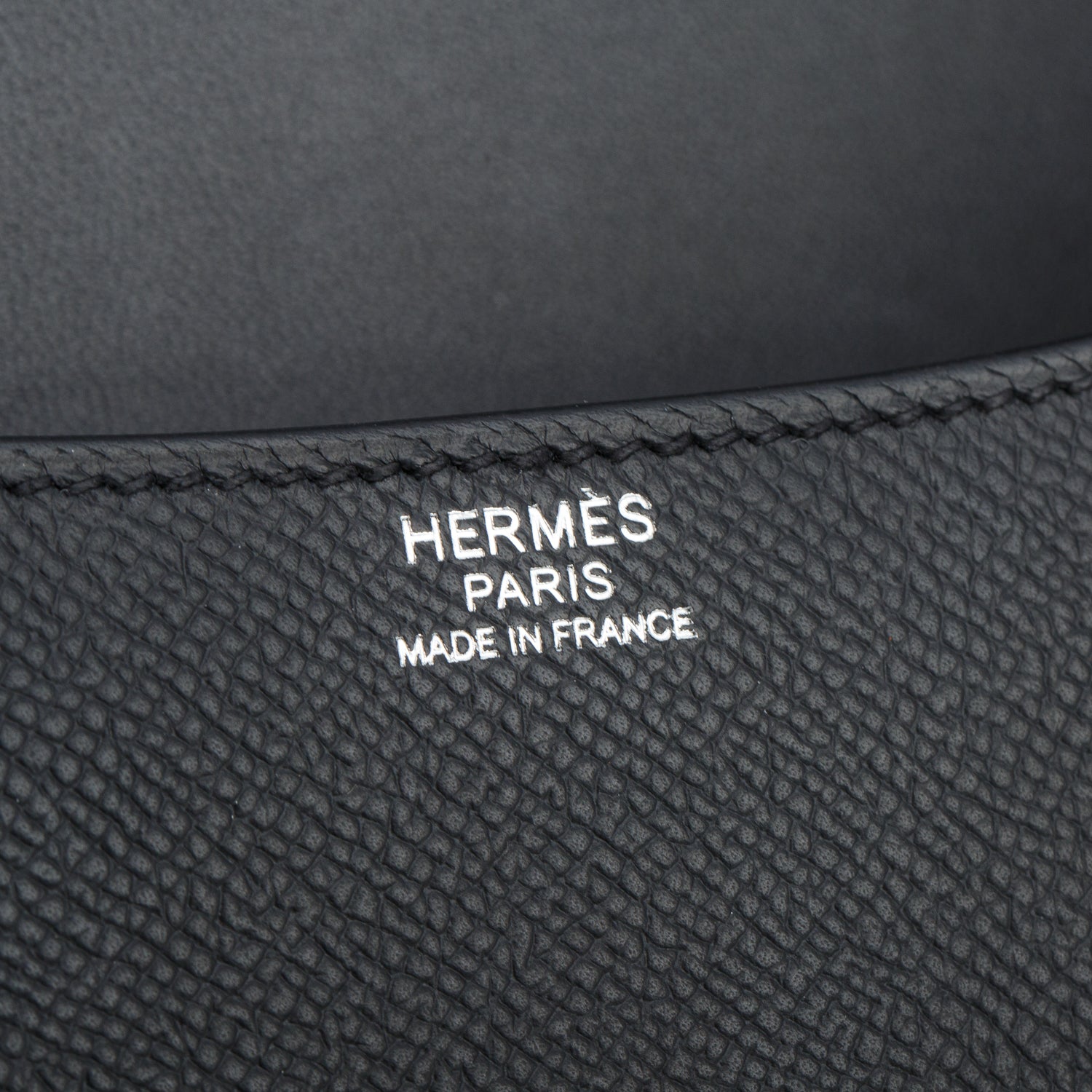 Hermes 2025 Noir Epsom Leather Constance 24