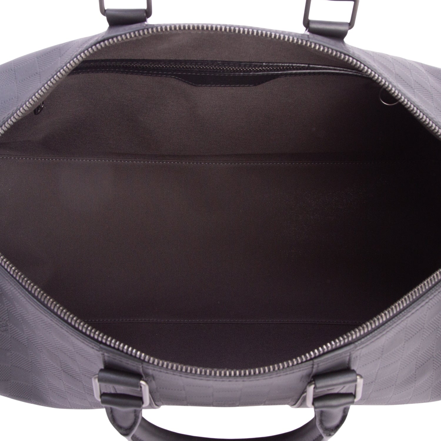 Louis Vuitton Black Damier Infini Keepall Bandouliere 45 w/ Box & Receipt