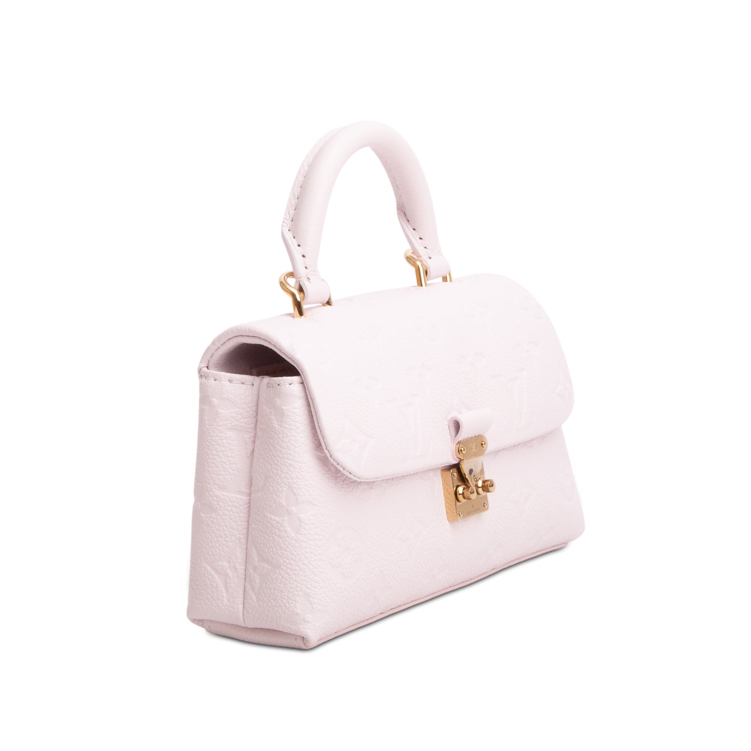 Louis Vuitton Pink Monogram Empreinte Leather Nano Madeleine w/ Box & Strap