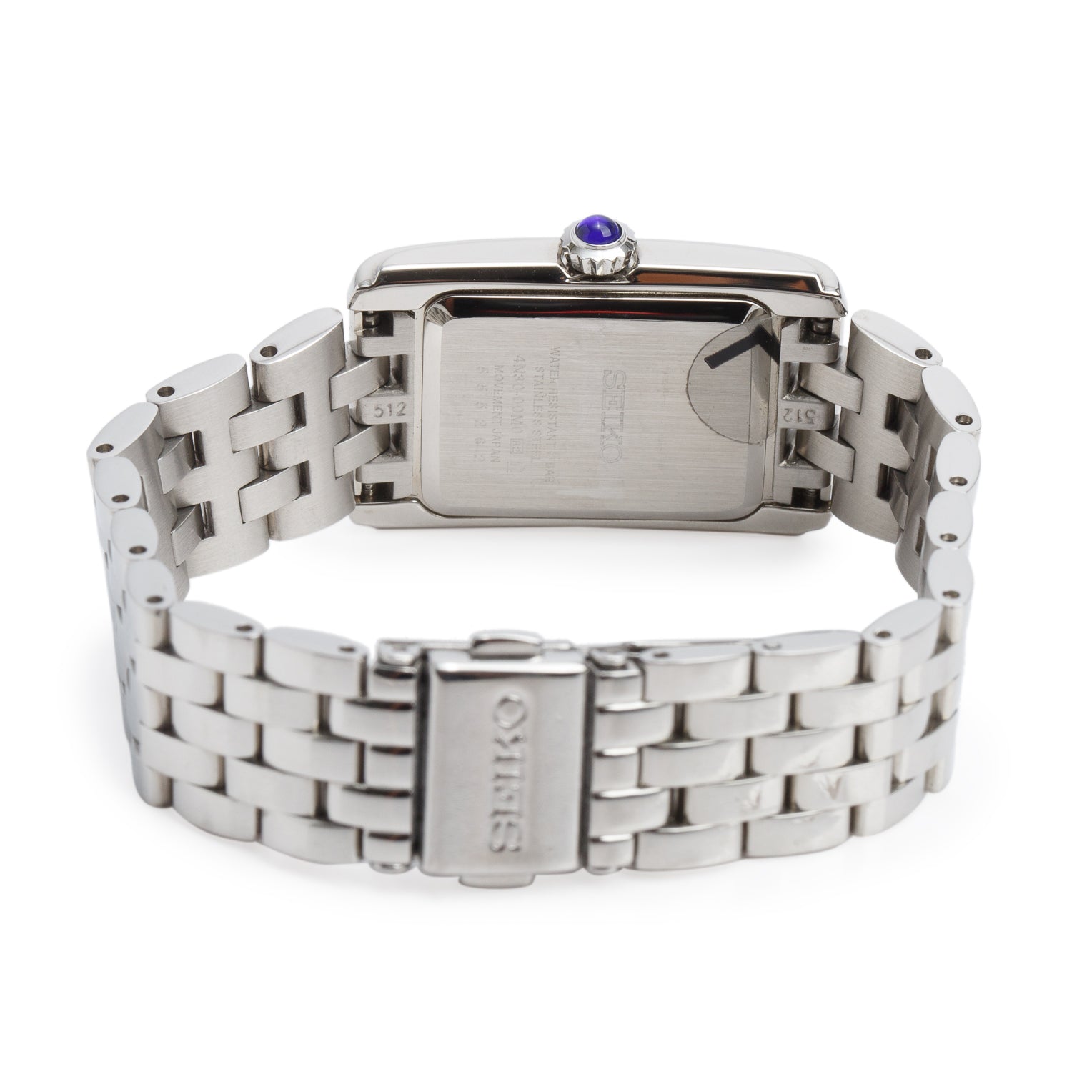 Seiko Stainless Steel Ladies P1 Watch Silver Dial SWR083P1 w/ Box & Papers