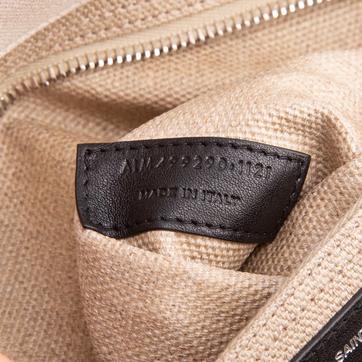 Saint Laurent 2021 Neutral Canvas Large Rive Gauche Canvas Tote