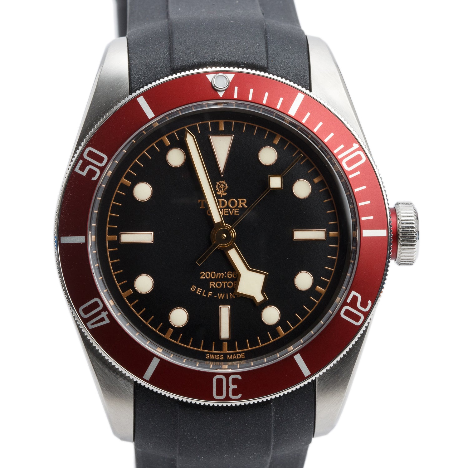 Tudor 2026 Stainless Steel Black Bay Heritage 41 MM Automatic Watch 79220R w/ Box, Papers & Extra Strap