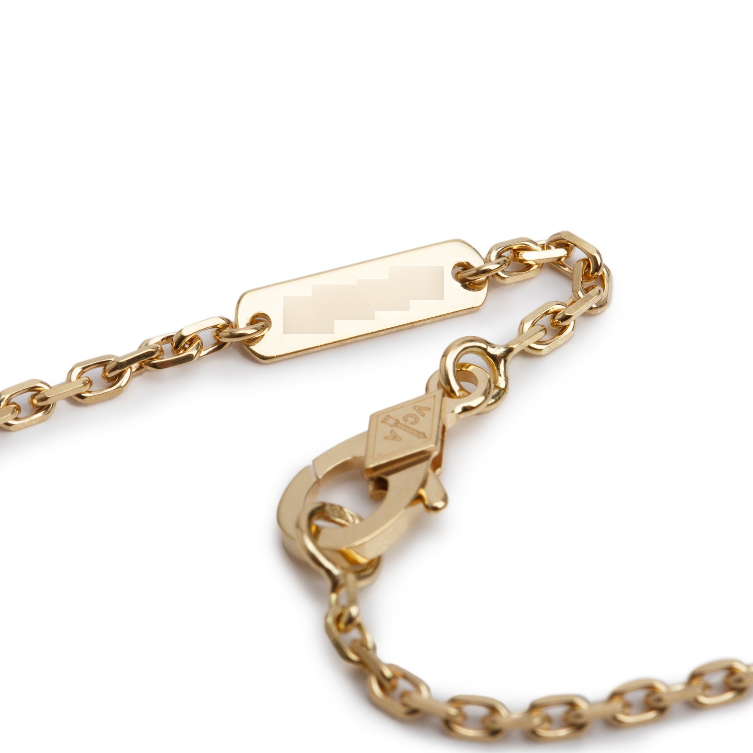 Van Cleef & Arpels 2024 18k Yellow Gold Magic Alhambra Guilloche Pendant Long Necklace w/ Box & Certificate