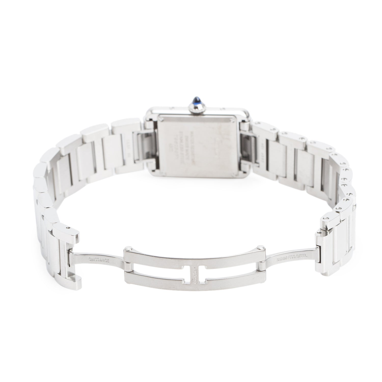 Cartier 2025 Stainless Steel Tank Must de Cartier Quartz Watch, Small Model 4322 w/ Box & Papers
