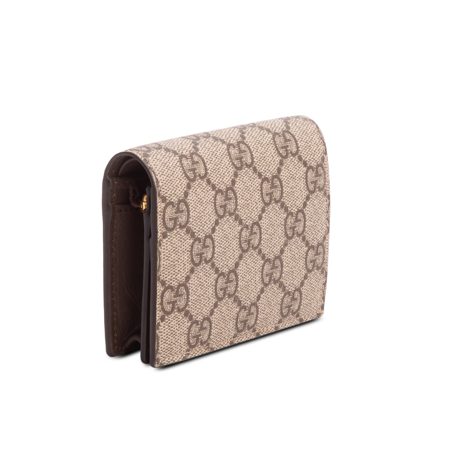 Gucci Beige GG Supreme Bi-Fold Wallet