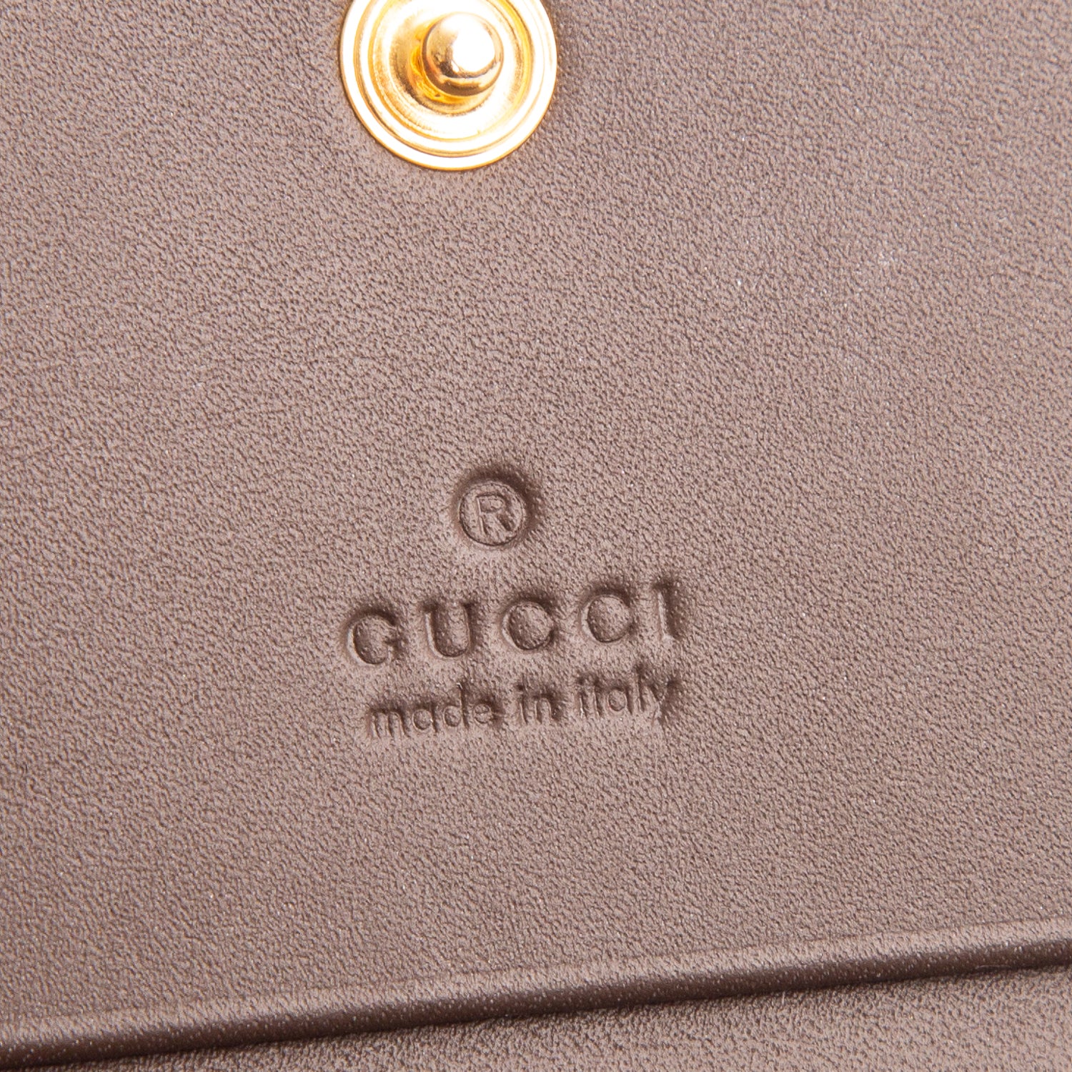 Gucci Beige GG Supreme Bi-Fold Wallet