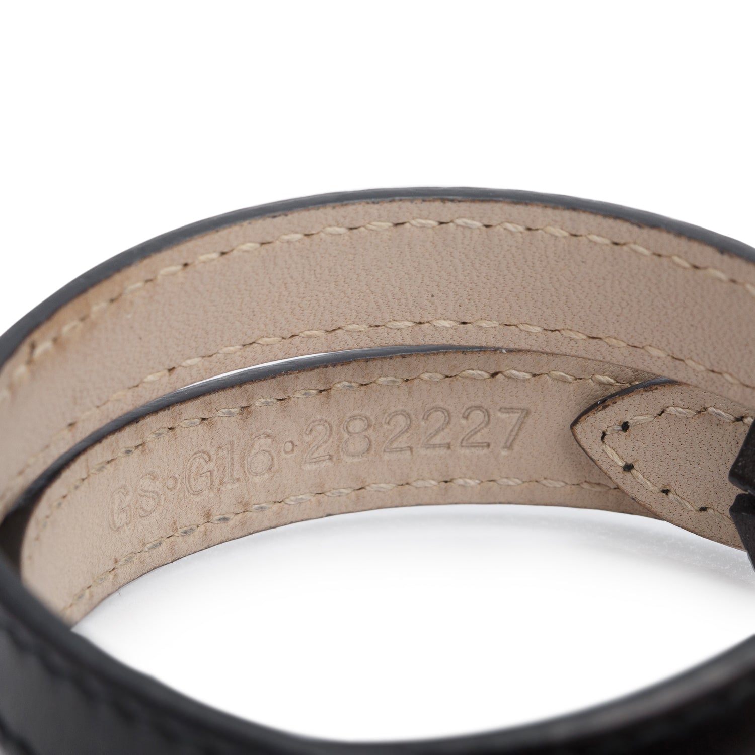 BVLGARI Serpenti Forever Double Coil Black Leather Bracelet