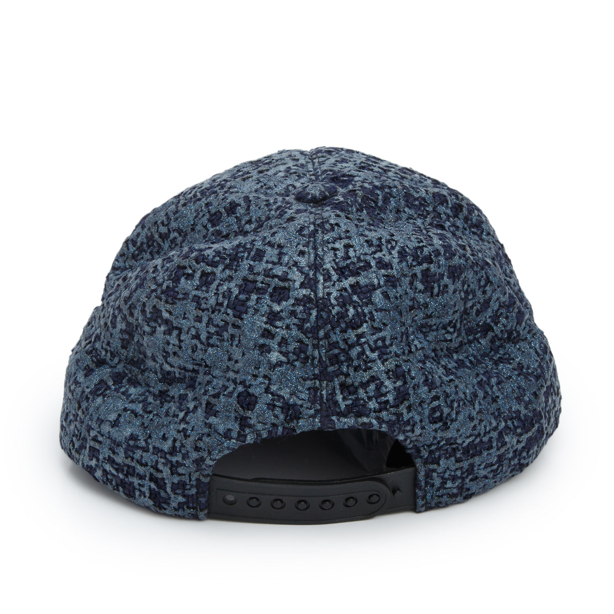Chanel Blue Sparkle Tweed Baseball Cap