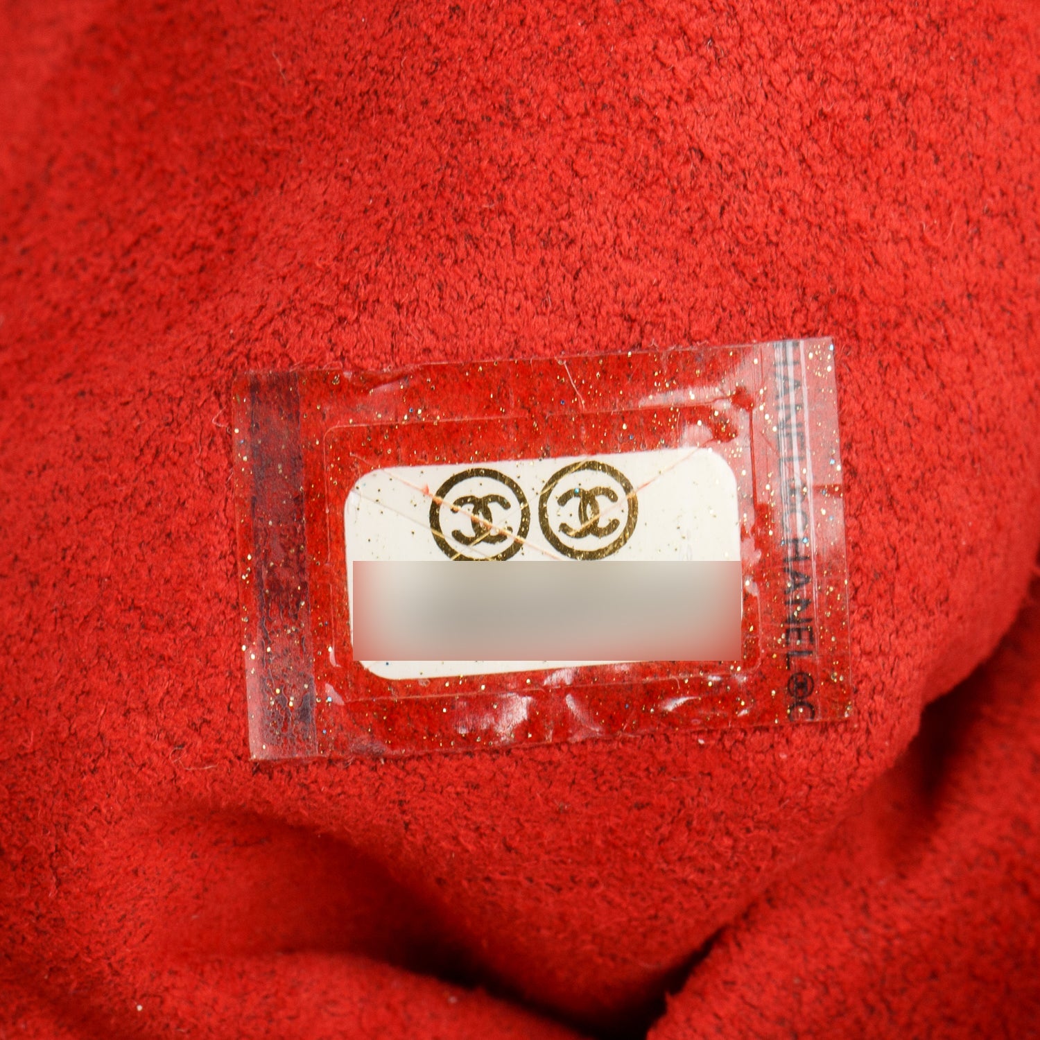 Chanel Red Lambskin Quilted Mini Phone Holder