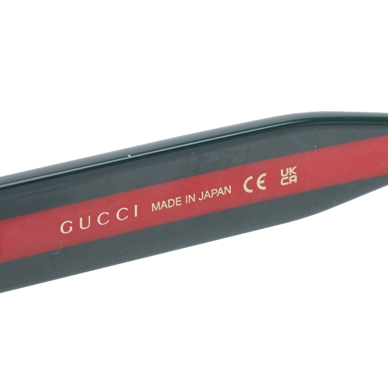Gucci GG1866SK Black Web Acetate Interlocking G Accent Sunglasses w/ Case