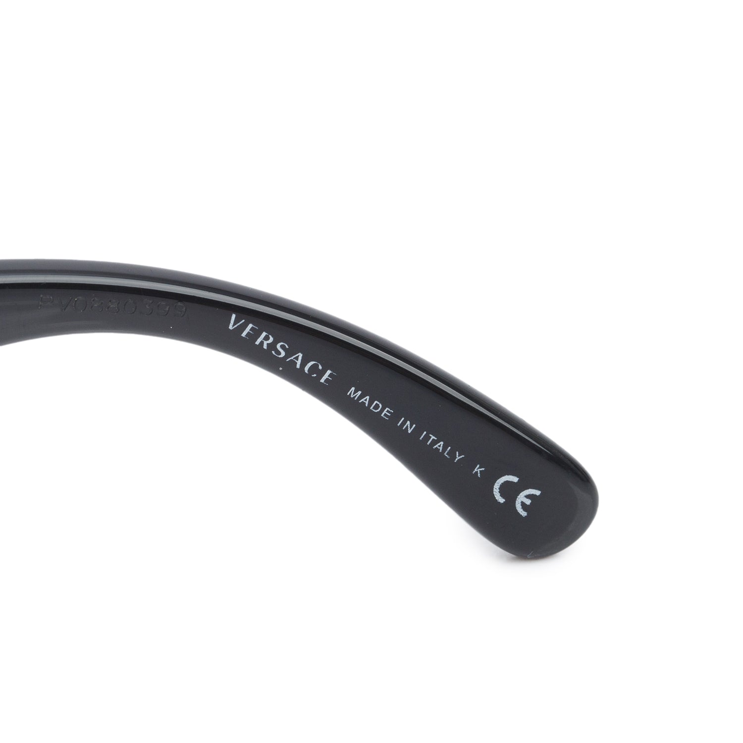 Versace 4361 Black Acetate Medusa Biggie Sunglasses w/ Case