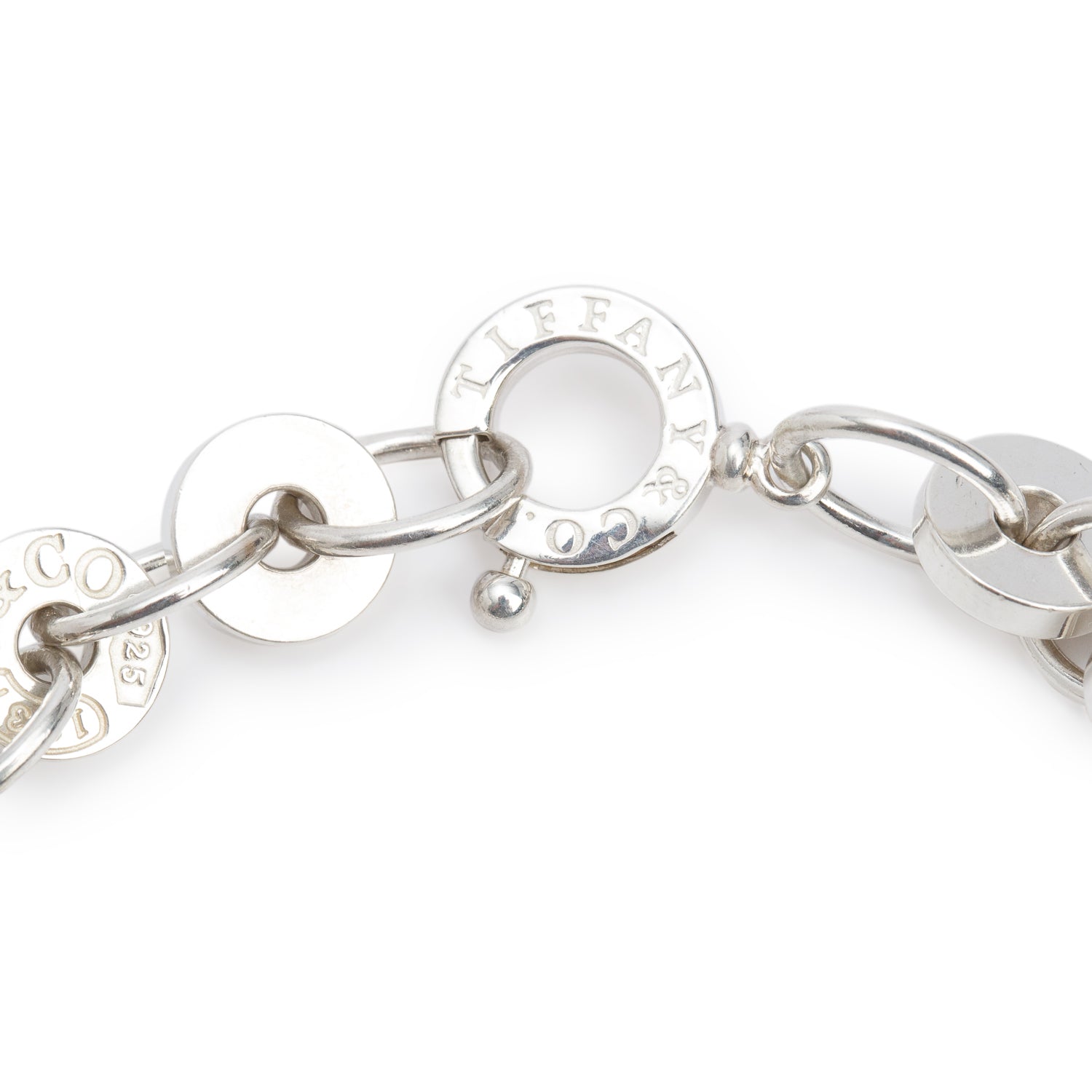 Tiffany & Co. Sterling Silver 1837 Circle Link Bracelet