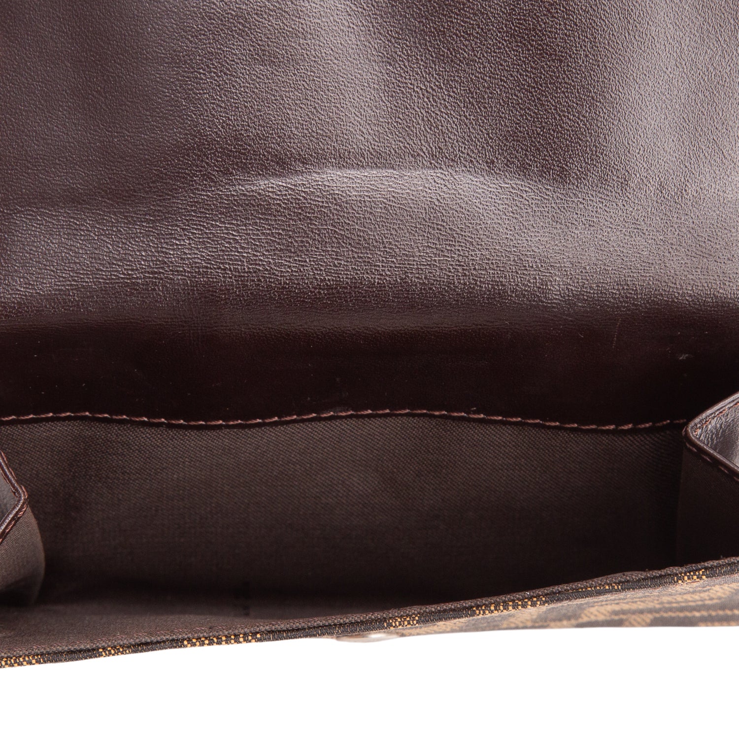 Fendi Brown FF Zucca Compact Wallet