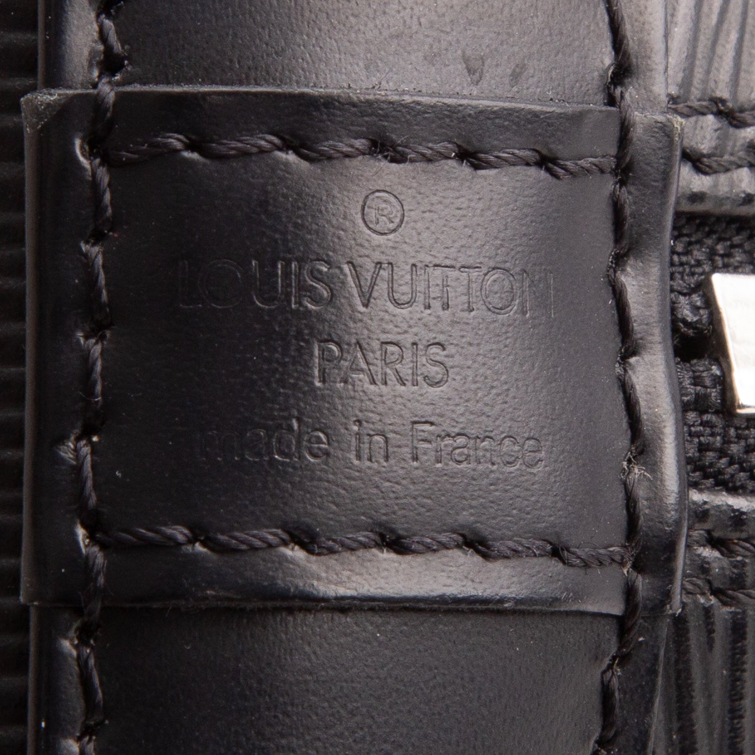 Louis Vuitton Black Epi Leather Alma PM
