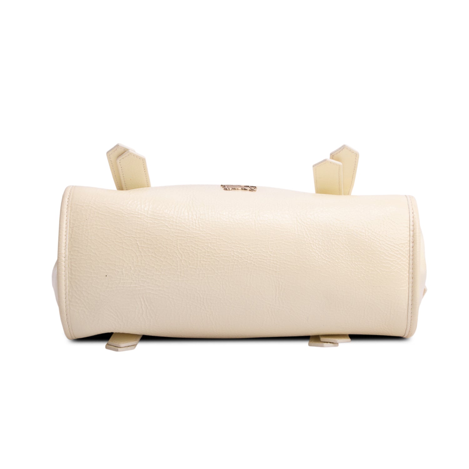 Burberry Cream Patent Leather Tote w/ Strap & Authenticity Card