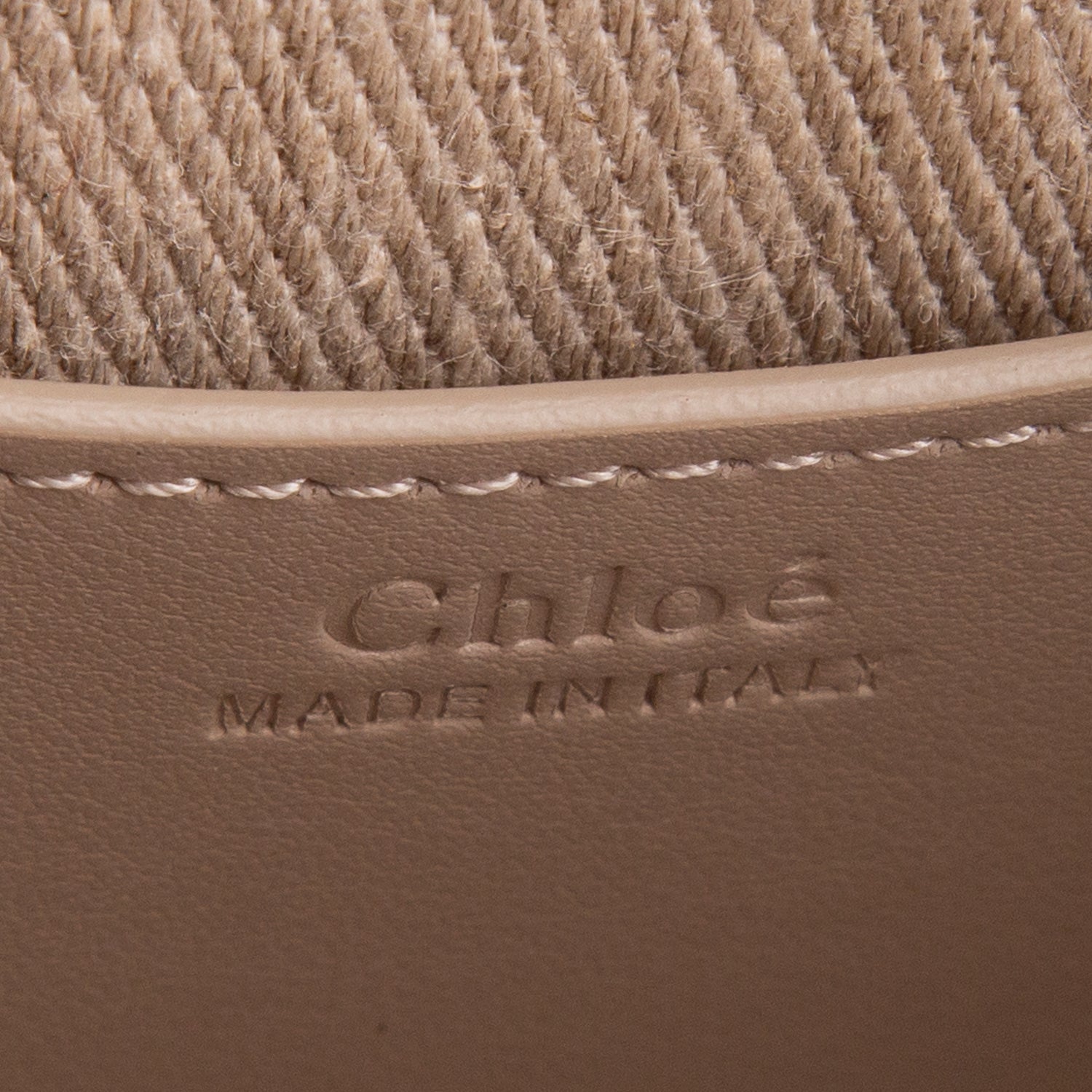 Chloe 2022 Taupe Calfskin Small Tess Bag w/ Straps