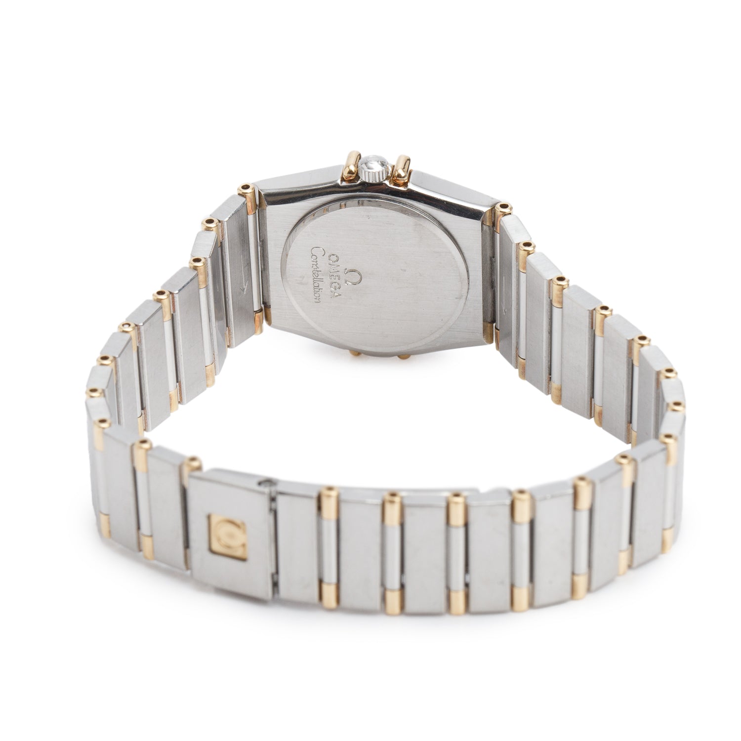 Omega Stainless Steel & 18k Yellow Gold Constellation My Choice 22 MM Quartz Watch Champagne Dial