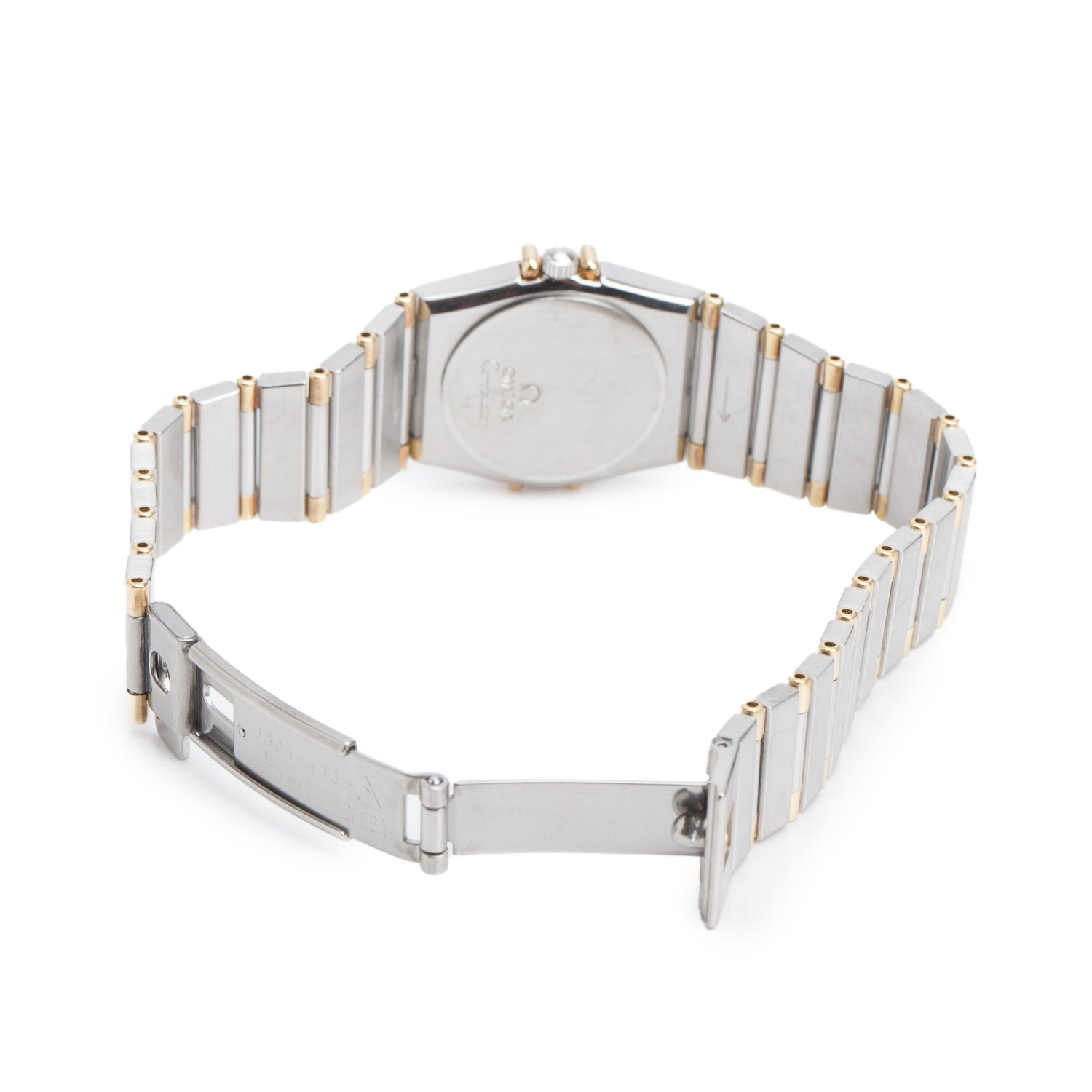 Omega Stainless Steel & 18k Yellow Gold Constellation My Choice 22 MM Quartz Watch Champagne Dial