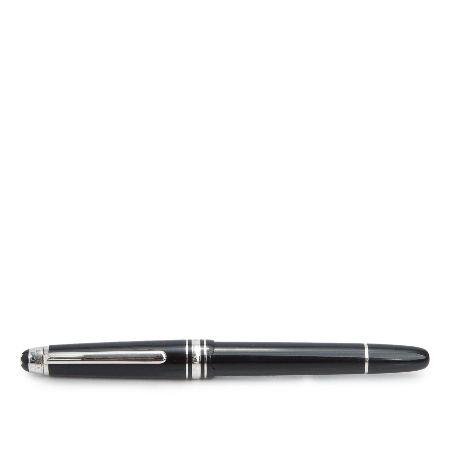 Montblanc Platinum Coated Black Resin Meisterstuck 149 Fountain Pen