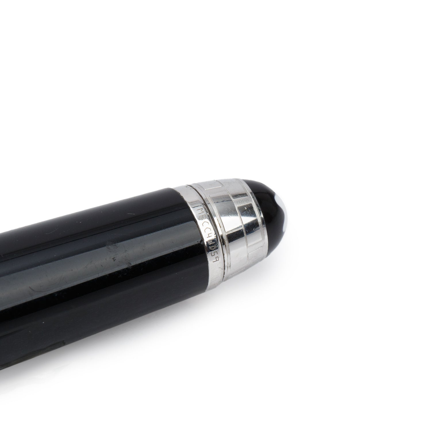 Montblanc Platinum Coated Black Resin Meisterstuck 149 Fountain Pen