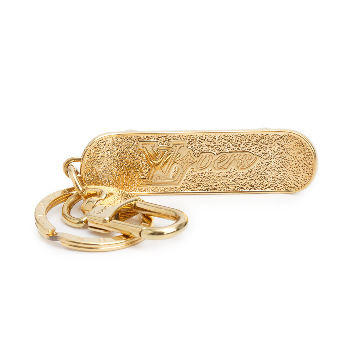 Louis Vuitton Gold-Tone Skate Key Holder and Bag Charm