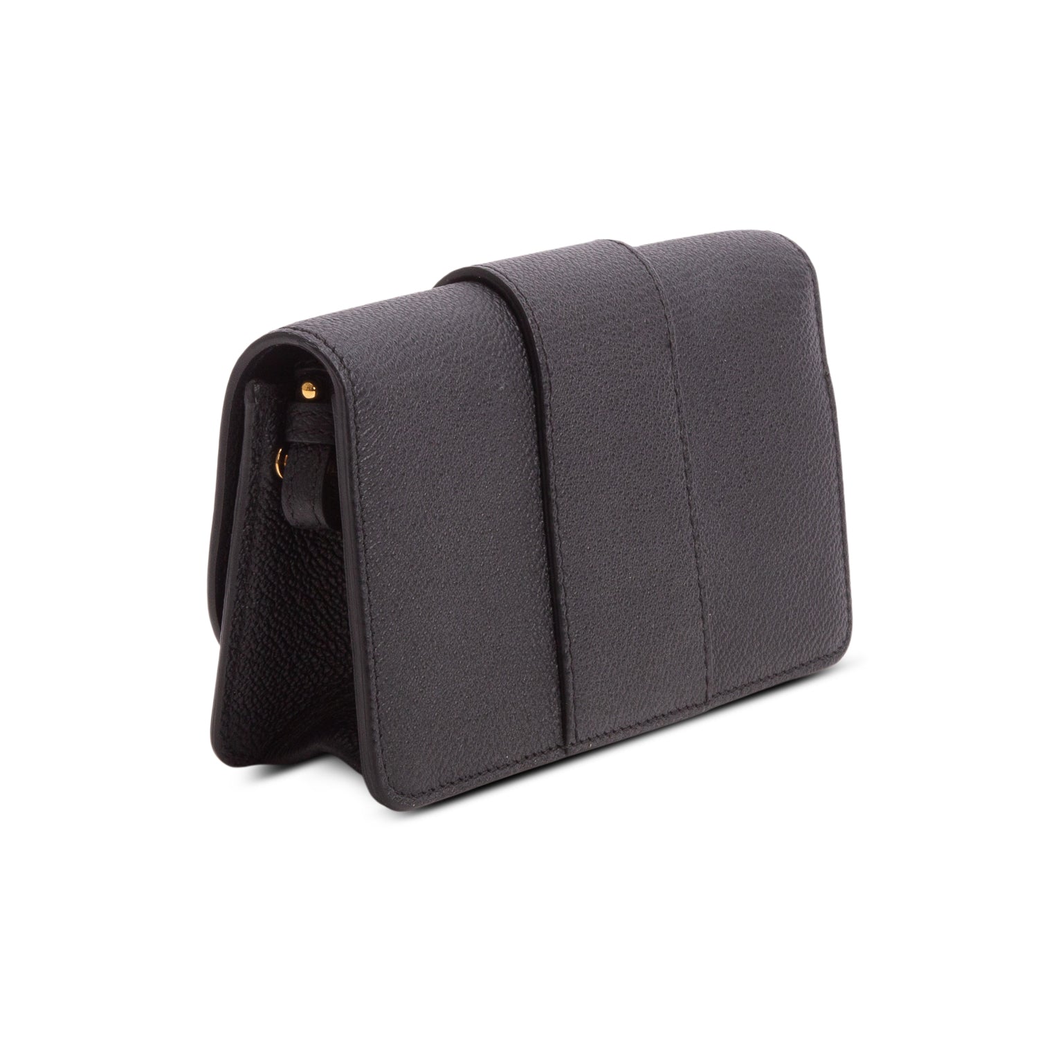 Burberry Black Soft Grain Calfskin Small Medley Crossbody Bag