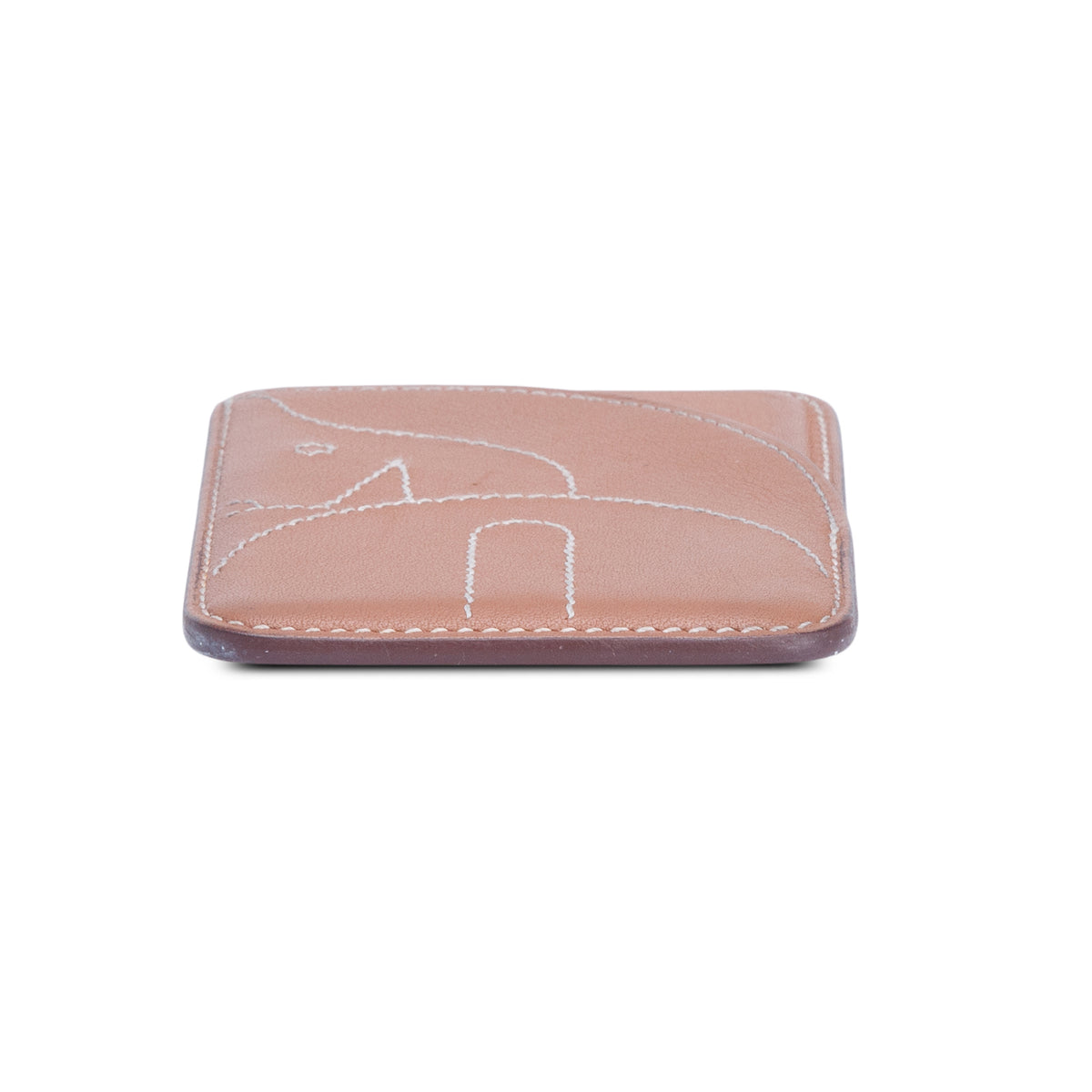 Hermes 2024 Gold Swift Calfskin Horse Magsafe Card Holder