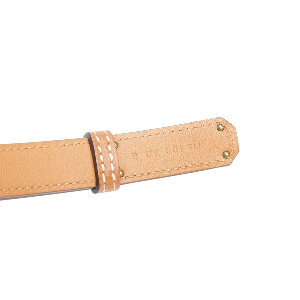 Hermes 2023 Gold Veau Epsom Kelly 18 Belt