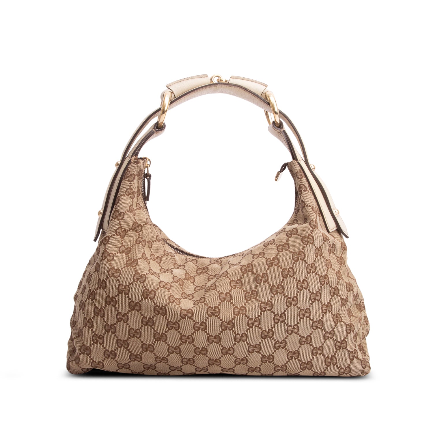 Gucci Monogram Medium Horsebit Chain Hobo