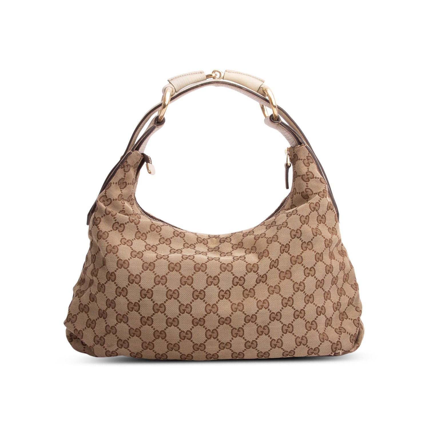 Gucci Monogram Medium Horsebit Chain Hobo