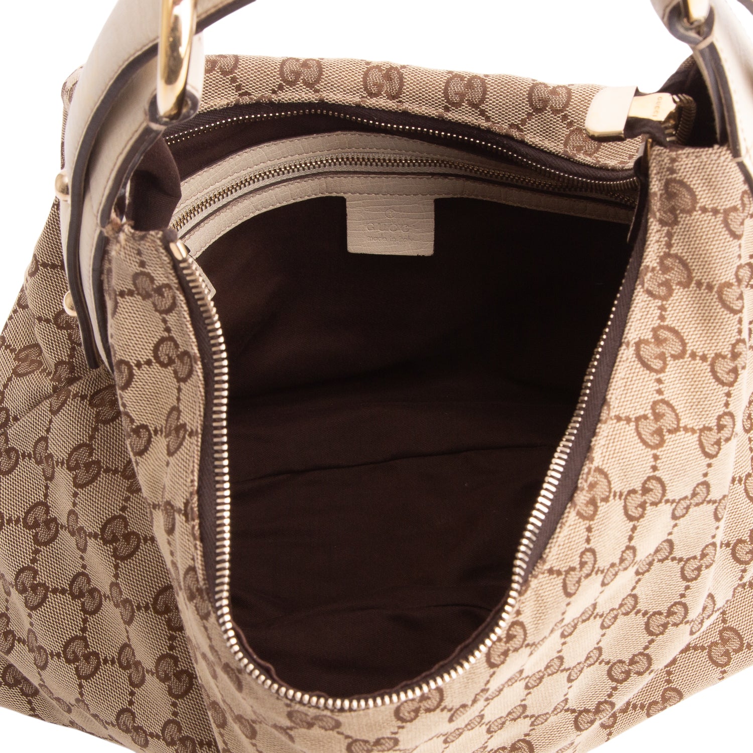 Gucci Monogram Medium Horsebit Chain Hobo