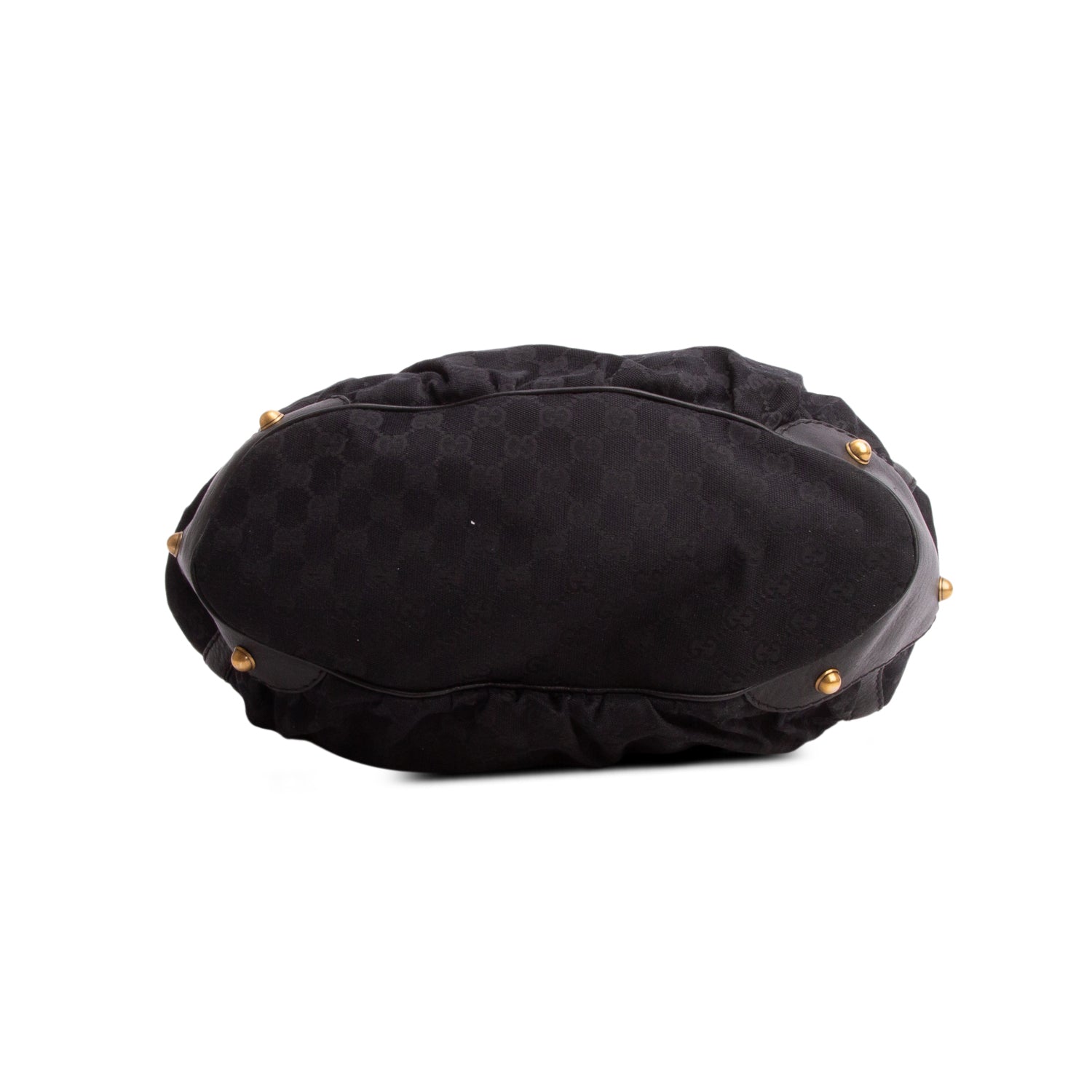 Gucci Black Monogram Medium Jockey Tote