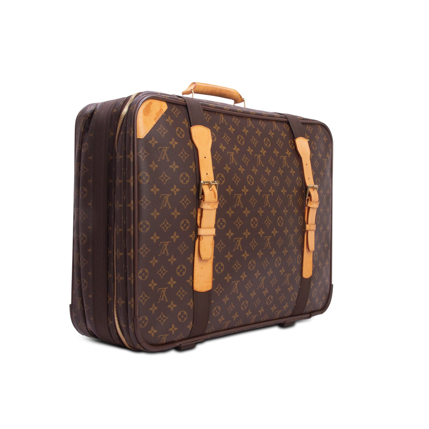 Louis Vuitton Vintage Monogram Satellite 60 Suitcase w/ Strap