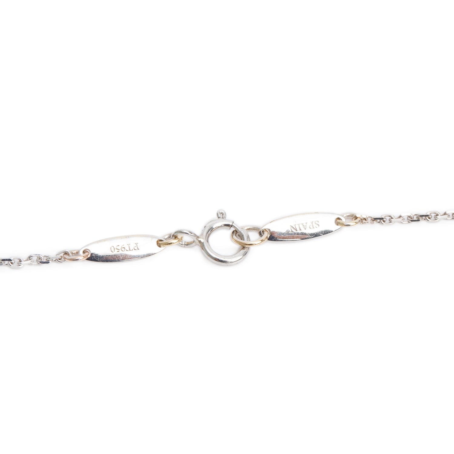 Tiffany & Co. Elsa Peretti Platinum & 18k White Gold Diamond Cross Pendant Necklace w/ Box