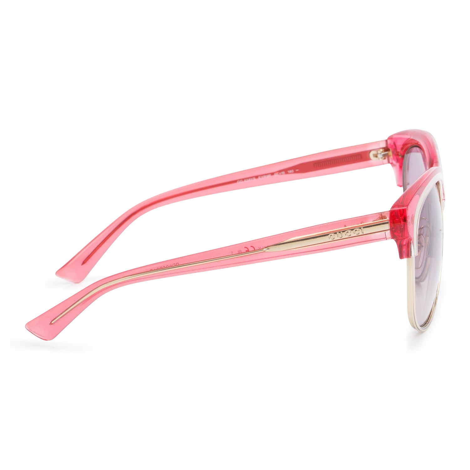 Gucci GG 4241/S Red Acetate Cat Eye Square Sunglasses w/ Case